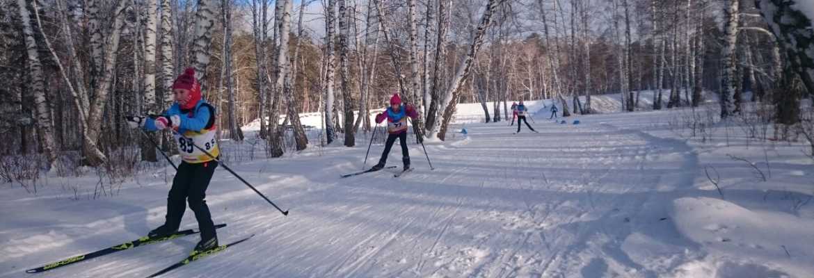 В Щучинске прошли соревнования по лыжным гонкам