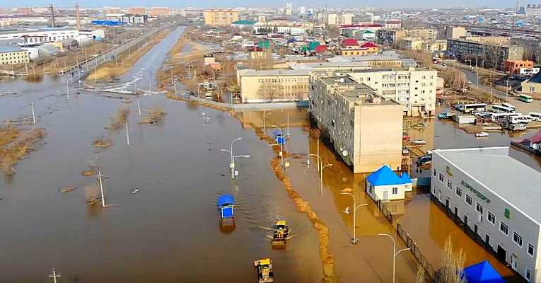 Наводнение в г. Кокшетау