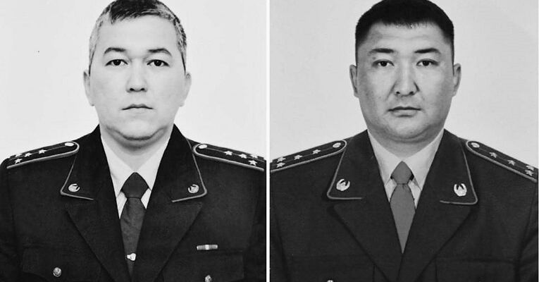 Памяти сотрудников полиции капитана полиции Хамидуллина Каната и капитана полиции Отарбаева Каната