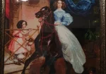 Картина "Всадница" по К.Брюллову. - Эксклюзив. Картина "Всадница" по К.Брюллову. Размер 119×85см. Вышивка вручную мелким крестиком 2мм, за счёт чего все мелкие детали очень чёткие. Нитки производства Франции, класса люкс, не выгорают и не линяют. Материал рамы-багет. Цена 3 000 000 тг. Без торга.